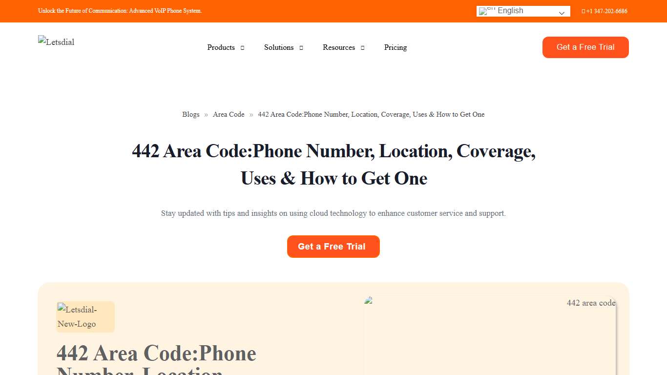 442 Area Code:Dialing, Timezone, Toll-Free & Costs Explained